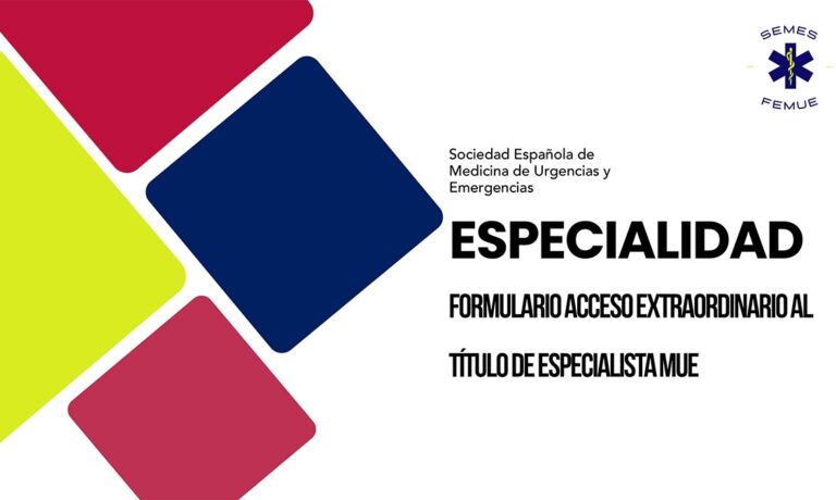 FORMULARIO ACCESO EXTRAORDINARIO AL TÍTULO DE ESPECIALISTA MUE